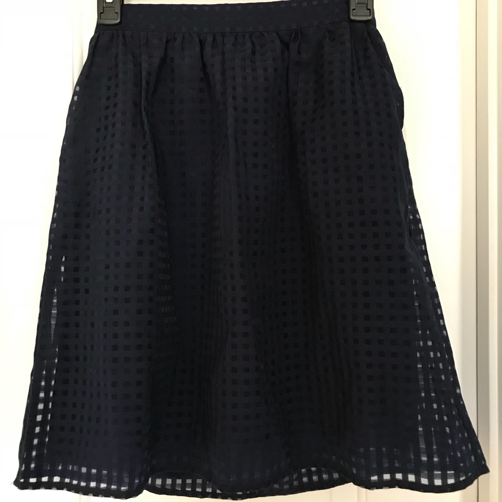 NWT Maison Jules Navy Skirt